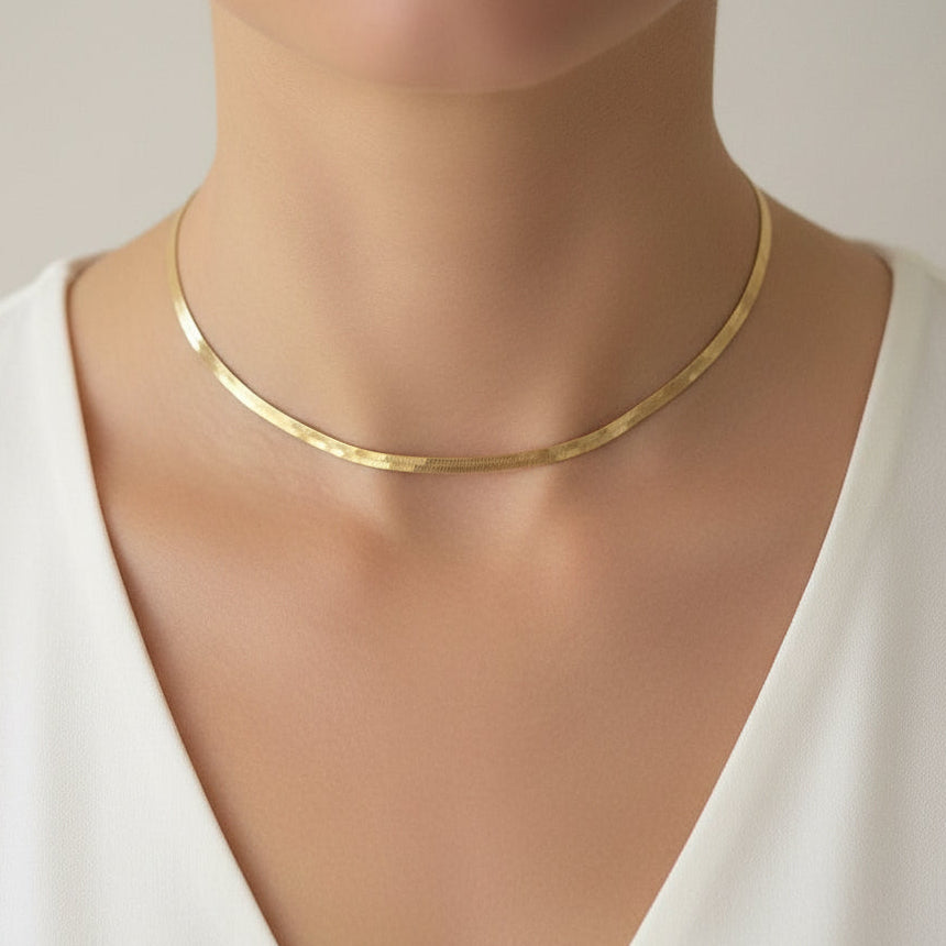Herringbone Chain Necklace