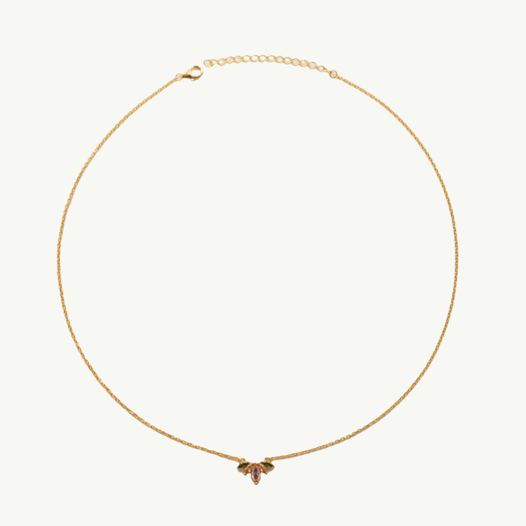 Collar de racimo marquesa multicolor