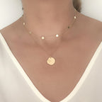 Collar con medallón celestial